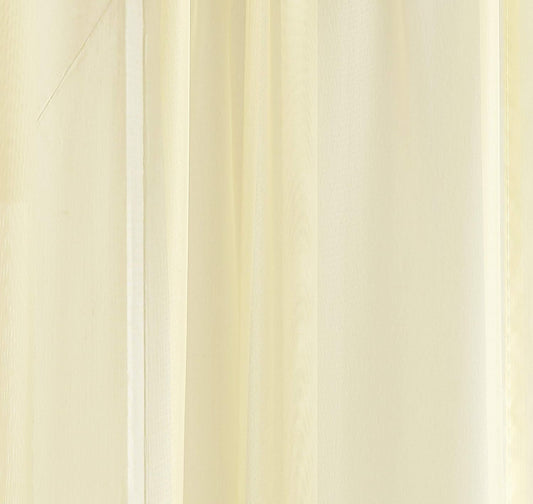 LinenZone Yellow Window Scarf in 216 Inch Size. (Amazing 55 x 216, Yellow) | Use Window Valance Scarves as Canopy Bed or Backdrop Curtains, Curtain Scarf, Wedding Draping or Sheer Fabric for Draping.
