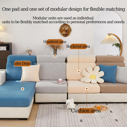 Sofa Covers for Dogs, Sofa Covers for Couch, Washable Universal Anti-Slip Stretch Sofa Coversfor Cushion Couch Sofa Pet Friendly (A-Lemon Yellow,Large Single Seat Cover)