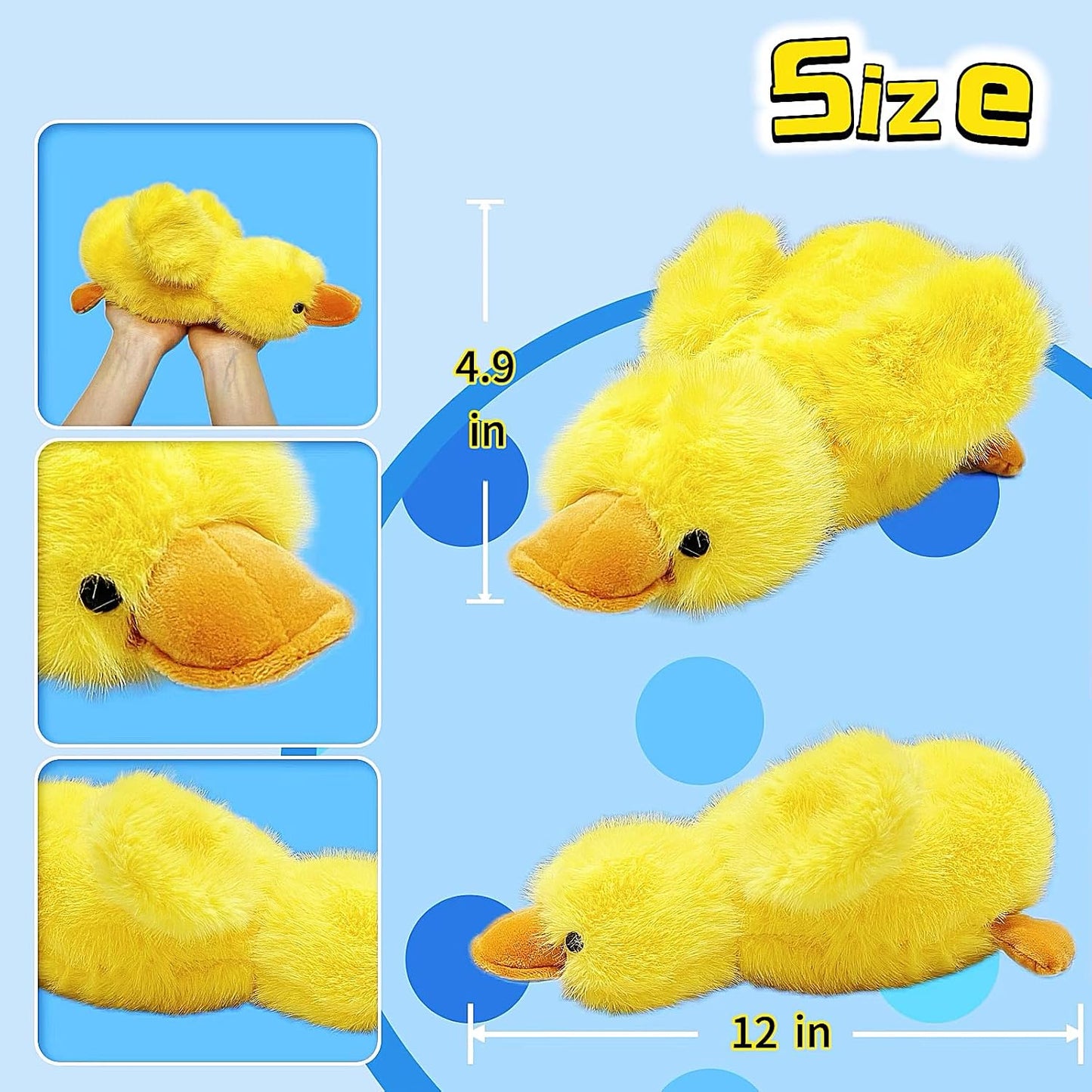 12 inch Duck Stuffed Animal Plush Toys for Kids and Teens, Cute Yellow Duck Plushies Doll, Soft Goose Stuffed Animals Plush Toy, Birthday Gifts, and Party Favors