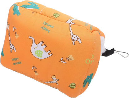 Small Pet Hamster Bed and Parrot Hanging Fleece Hammock, Warm Winter Nest with Thickened Cotton, Yellow 16x13x16 Cm, Cozy Shelter for Cage and Small Animals