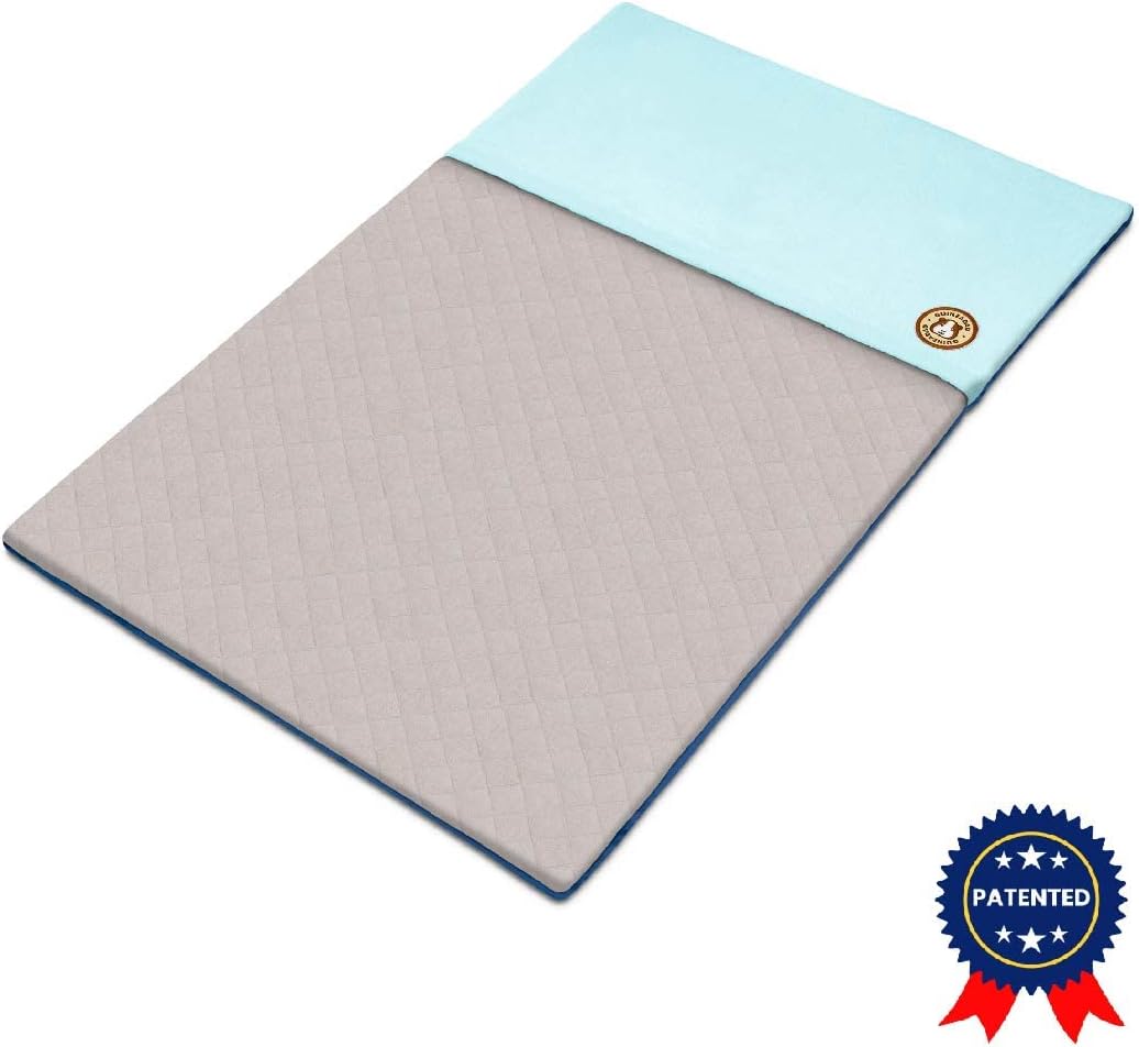 Original Liner - Yellow Fleece Guinea Pig Bedding - Reusable Guinea Pig Cage Liner - Extra Absorbent with Waterproof Bottom and Burrowing Pocket - Small Pet Supplies - 2x3 C&C