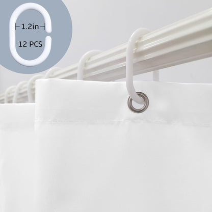 Shower Curtain Yellow Lemon Stripes Waterproof Fabric Bath Curtain with Hooks Summer Fruit White Blue Decorative Shower Curtain Set for Bathroom Bathtub Decor 72 x 72 in