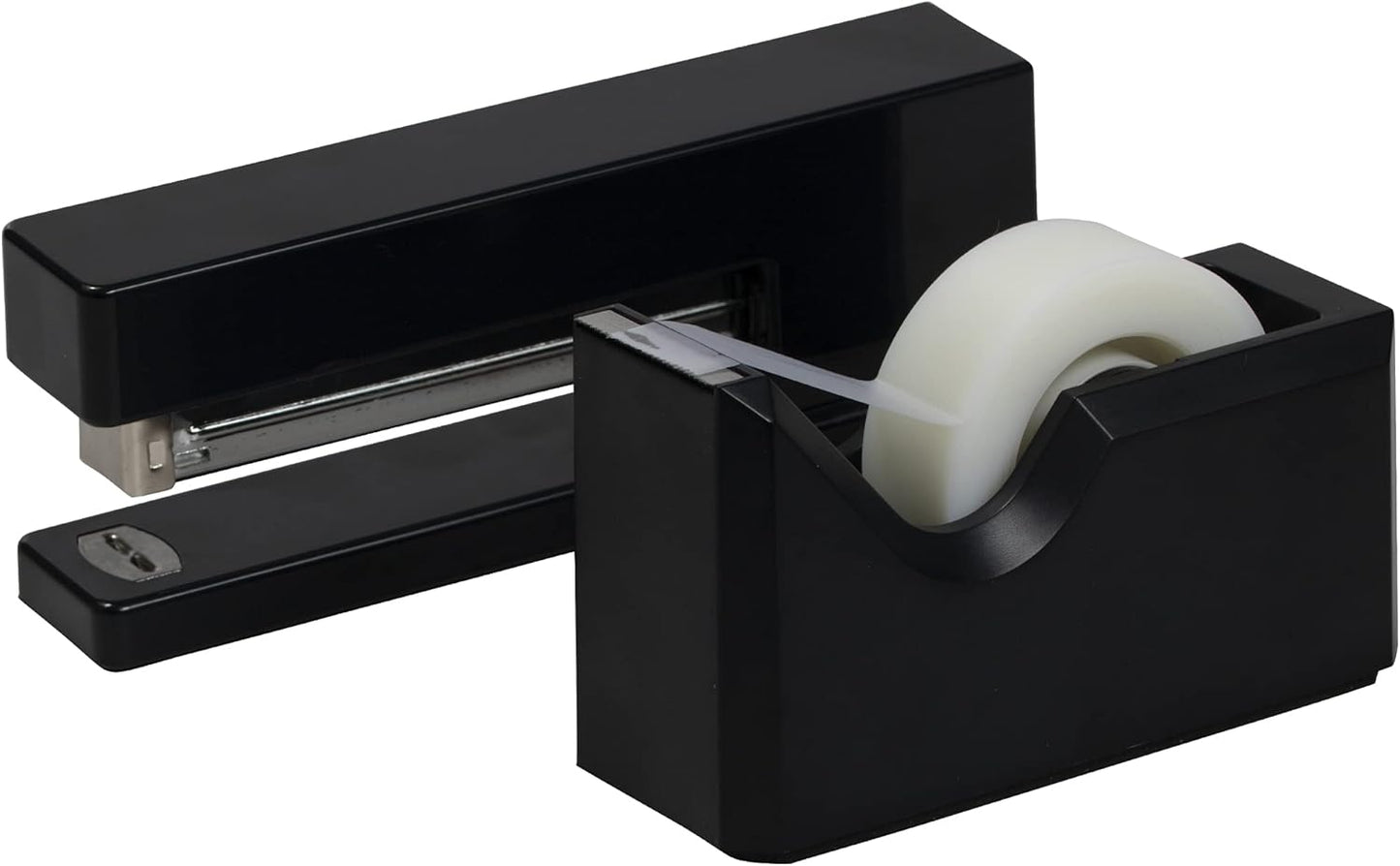 Office & Desk Sets - 1 Stapler & 1 Tape Dispenser - Yellow - 2/Pack