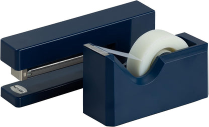 Office & Desk Sets - 1 Stapler & 1 Tape Dispenser - Yellow - 2/Pack