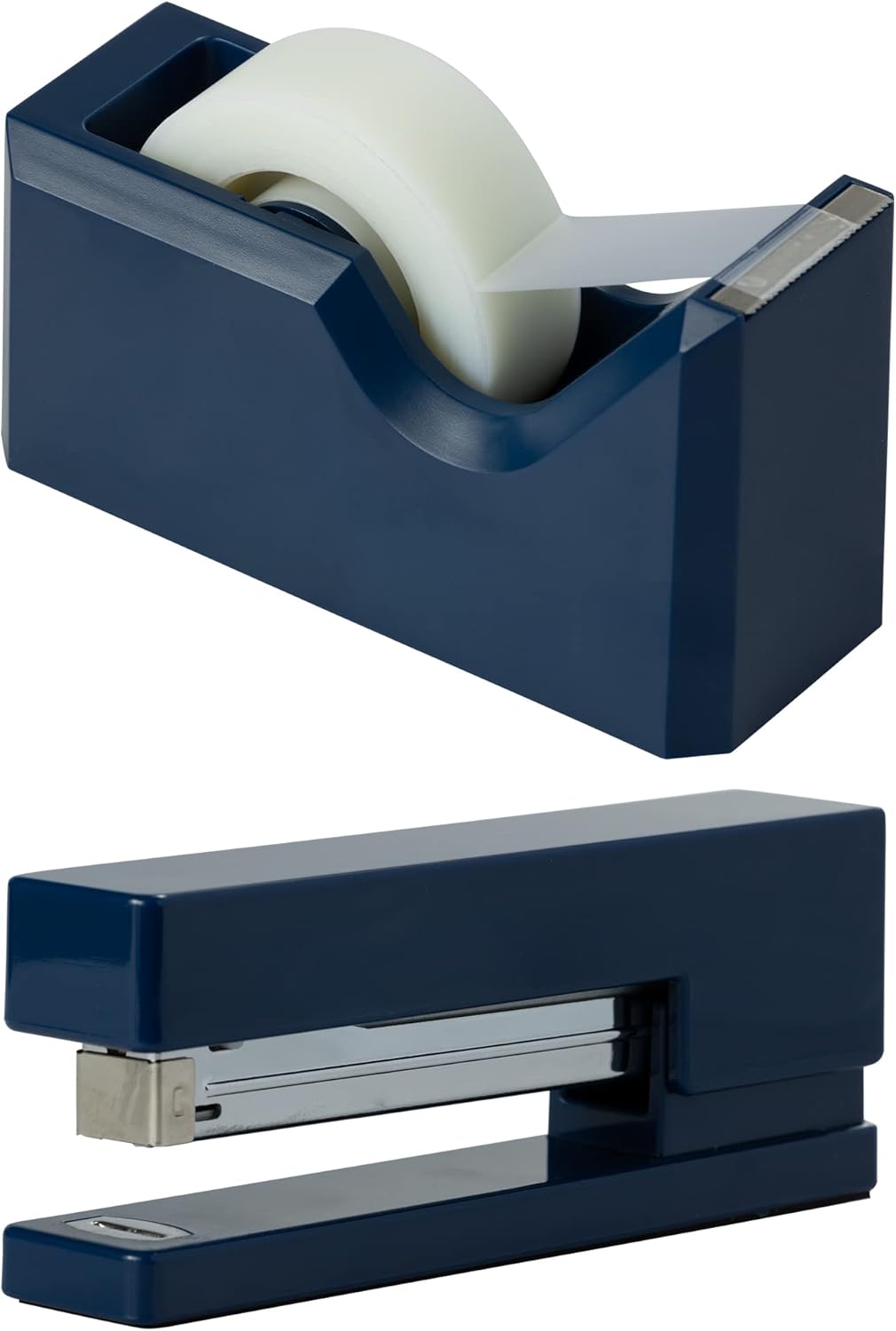 Office & Desk Sets - 1 Stapler & 1 Tape Dispenser - Yellow - 2/Pack