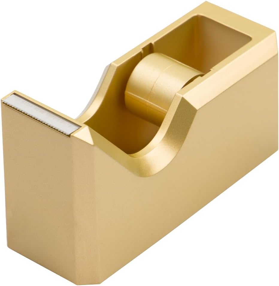 Office & Desk Sets - 1 Stapler & 1 Tape Dispenser - Yellow - 2/Pack