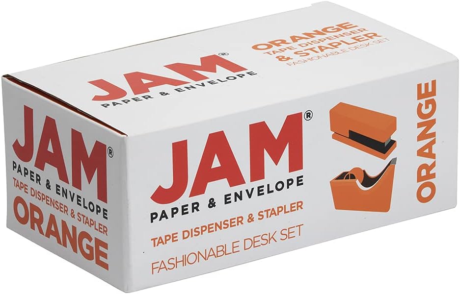 Office & Desk Sets - 1 Stapler & 1 Tape Dispenser - Yellow - 2/Pack
