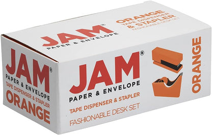 Office & Desk Sets - 1 Stapler & 1 Tape Dispenser - Yellow - 2/Pack