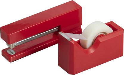 Office & Desk Sets - 1 Stapler & 1 Tape Dispenser - Yellow - 2/Pack