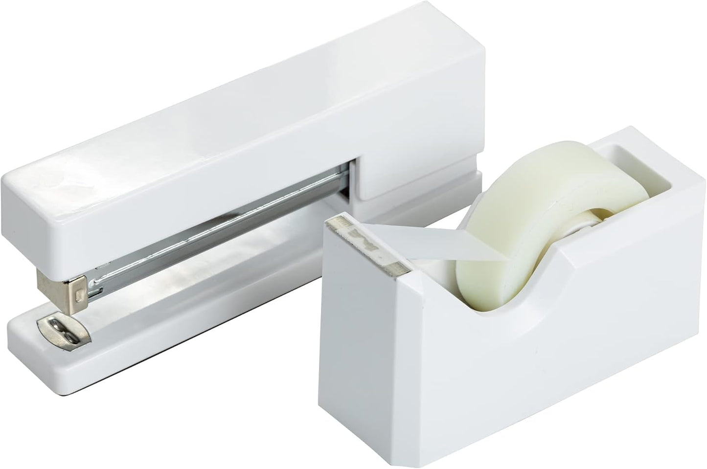 Office & Desk Sets - 1 Stapler & 1 Tape Dispenser - Yellow - 2/Pack