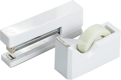 Office & Desk Sets - 1 Stapler & 1 Tape Dispenser - Yellow - 2/Pack