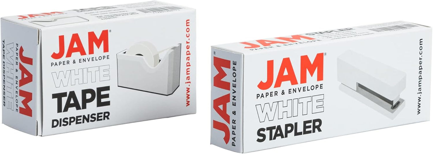Office & Desk Sets - 1 Stapler & 1 Tape Dispenser - Yellow - 2/Pack
