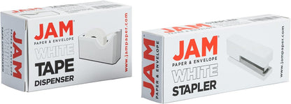 Office & Desk Sets - 1 Stapler & 1 Tape Dispenser - Yellow - 2/Pack