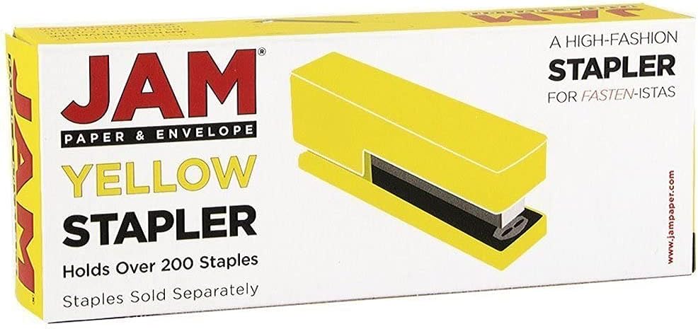 Office & Desk Sets - 1 Stapler & 1 Tape Dispenser - Yellow - 2/Pack