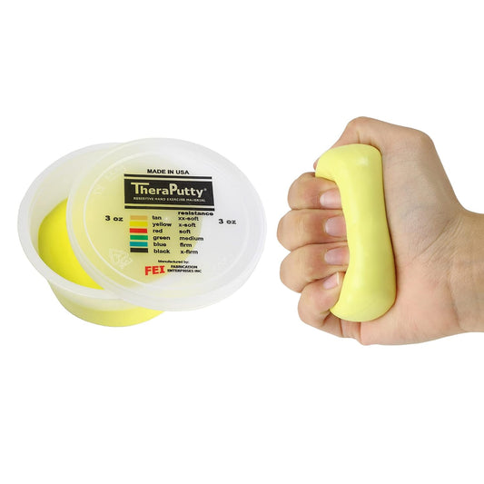 10-2611 Theraputty Plus Hand Exercise Putty, Yellow, 3oz, X-Soft