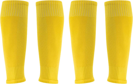 2/4/12 Pairs Pro Soccer Leg Sleeves Socks, Scrunch Leg Sleeve, Compression for Calf
