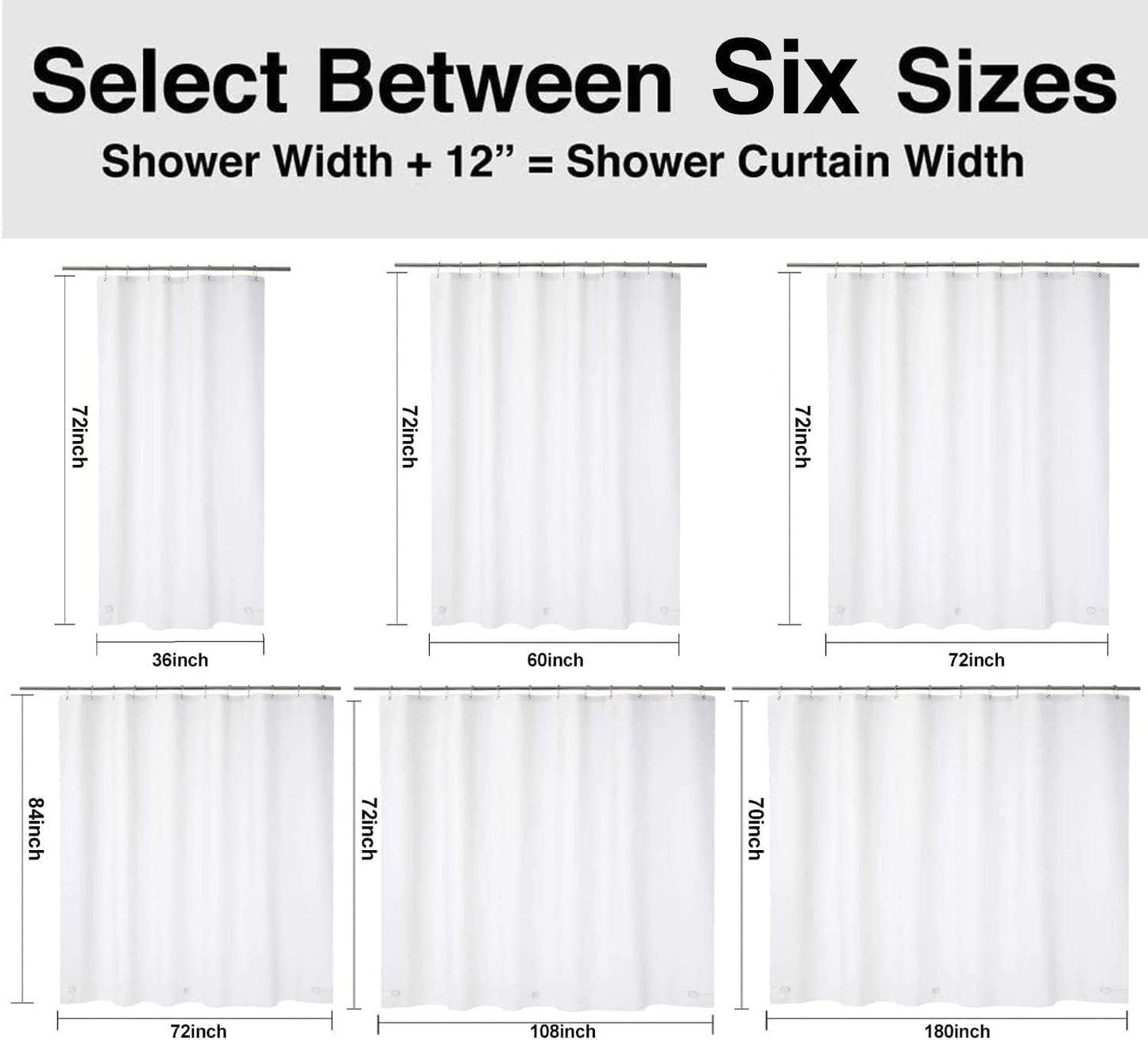 Yellow Gray Shower Curtain 60''W x 72''L White Grey Flowers Wildflower Daisy Floral Ink Painting Botanical Simple Elegance Bathroom Curtains Polyester Fabric 12 Pack Plastic Hooks