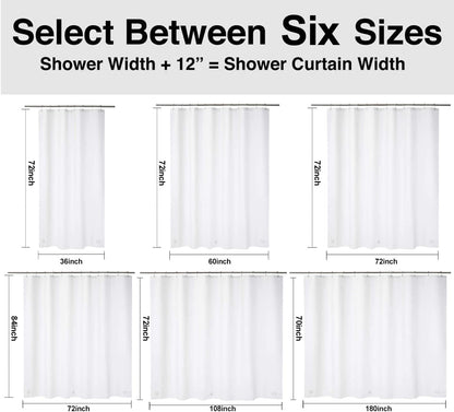 Yellow Gray Shower Curtain 60''W x 72''L White Grey Flowers Wildflower Daisy Floral Ink Painting Botanical Simple Elegance Bathroom Curtains Polyester Fabric 12 Pack Plastic Hooks