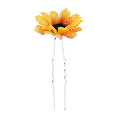 Sunflower Hair Clips Yellow Hair Accessories for Women Bridal,10PCS | Crafted For Weddings. Perfect For Bridesmaids To Style Woven Headbands Or Dresses. Adds Sunny Charm To Any Outfit