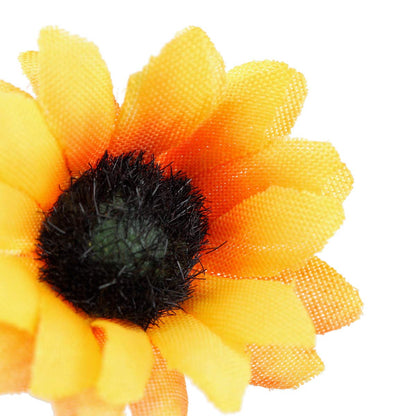 Sunflower Hair Clips Yellow Hair Accessories for Women Bridal,10PCS | Crafted For Weddings. Perfect For Bridesmaids To Style Woven Headbands Or Dresses. Adds Sunny Charm To Any Outfit