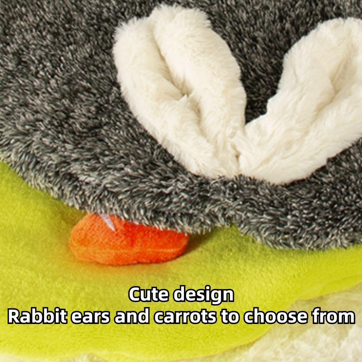 Guinea Pig Beds, Rabbit Beds, Warm Bunny Beds for Kitten, Puppy, Chinchillas, Hamsters, Hedgehogs, Ferrets, Maned Lizards and Rats (Yellow)