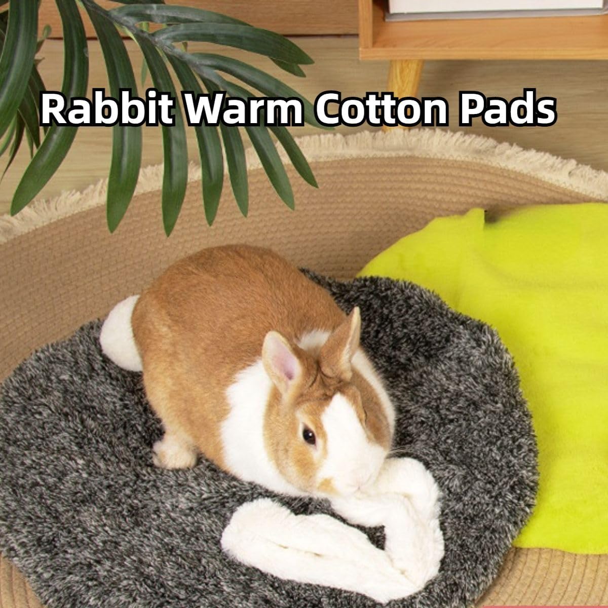 Guinea Pig Beds, Rabbit Beds, Warm Bunny Beds for Kitten, Puppy, Chinchillas, Hamsters, Hedgehogs, Ferrets, Maned Lizards and Rats (Yellow)
