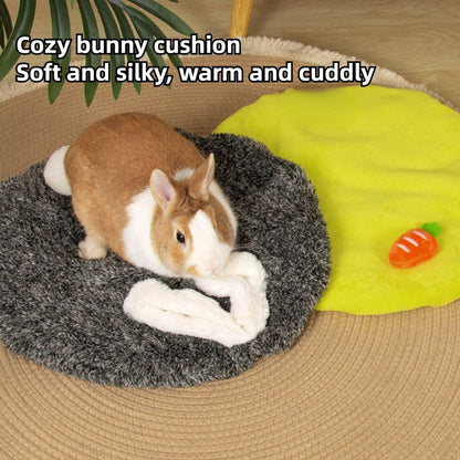 Guinea Pig Beds, Rabbit Beds, Warm Bunny Beds for Kitten, Puppy, Chinchillas, Hamsters, Hedgehogs, Ferrets, Maned Lizards and Rats (Yellow)