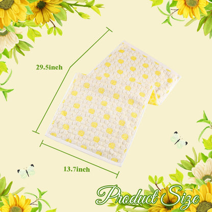 Hand Towels Yellow Summer Sunflower Spring for Bathroom Kitchen | 2 Pack Cotton Bath White Floral Farmhouse Decorative Towels Set for Drying, Cleaning, Cooking, Holiday 13.7'' x 29.5''
