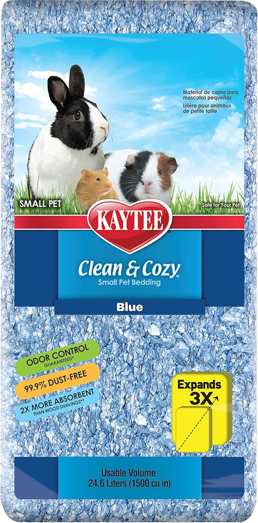 Clean & Cozy Confetti Bedding for Pet Guinea Pigs, Rabbits, Hamsters, Gerbils, and Chinchillas, 49.2 Liters