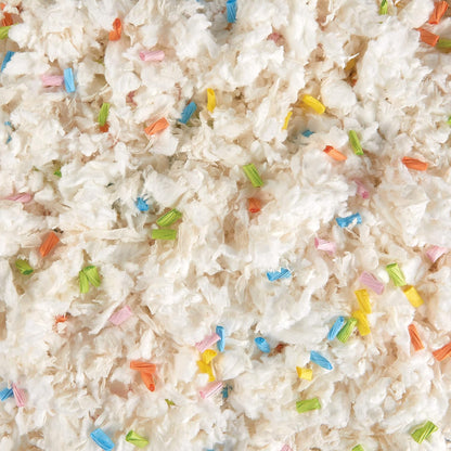 Clean & Cozy Confetti Bedding for Pet Guinea Pigs, Rabbits, Hamsters, Gerbils, and Chinchillas, 49.2 Liters