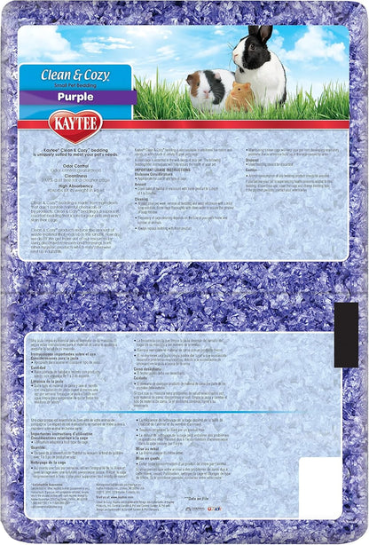 Clean & Cozy Confetti Bedding for Pet Guinea Pigs, Rabbits, Hamsters, Gerbils, and Chinchillas, 49.2 Liters
