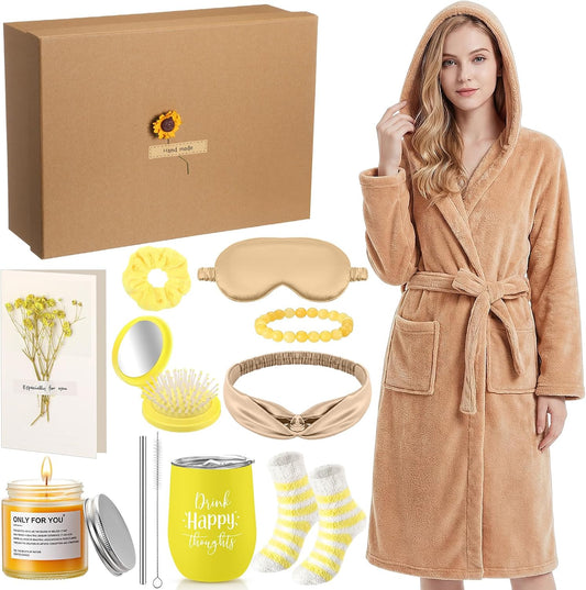 11 Pcs Birthday Gift for Women Mother Gifts Set Spa Gift Baskets for Women Get Well Care Package for Mom Her Wife Friend