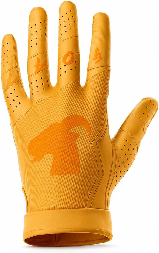 G.O.A.T. Silhouette Football Gloves – Ultra Sticky Grip Wide Receiver Gloves for Youth & Adult – All-Weather Performance – Breathable, Machine Washable