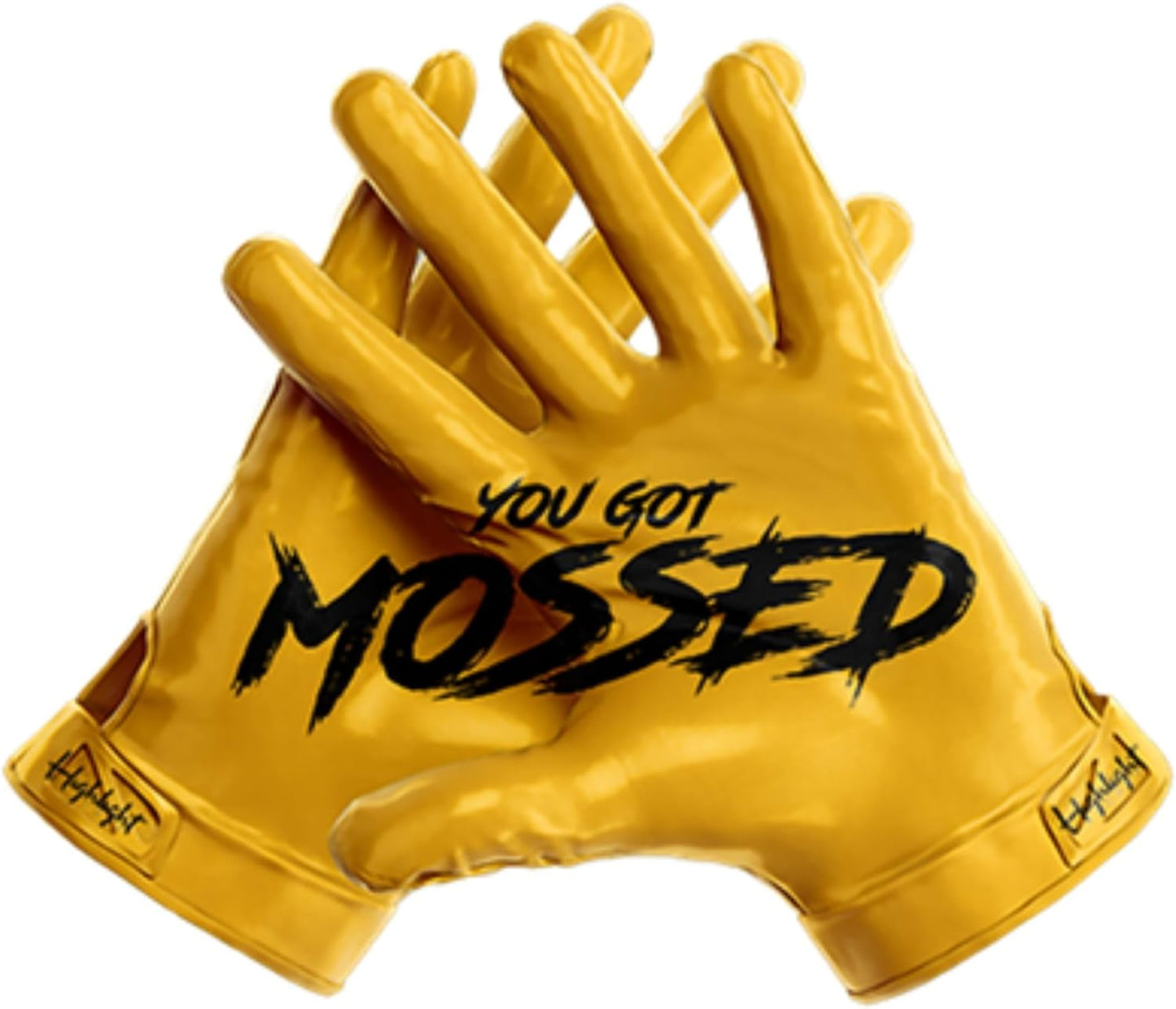 G.O.A.T. Silhouette Football Gloves – Ultra Sticky Grip Wide Receiver Gloves for Youth & Adult – All-Weather Performance – Breathable, Machine Washable