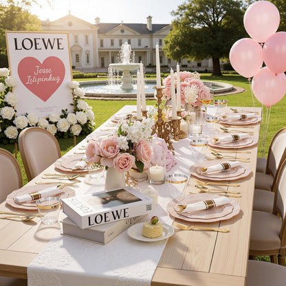 350PCS Yellow Plates - Yellow Disposable Plastic Plates With Gold Rim-50Guest Plastic Dinnerware include 100 Plates,50 Pack Pre Rolled Napkins with Silverware 50Cups for Wedding＆Party