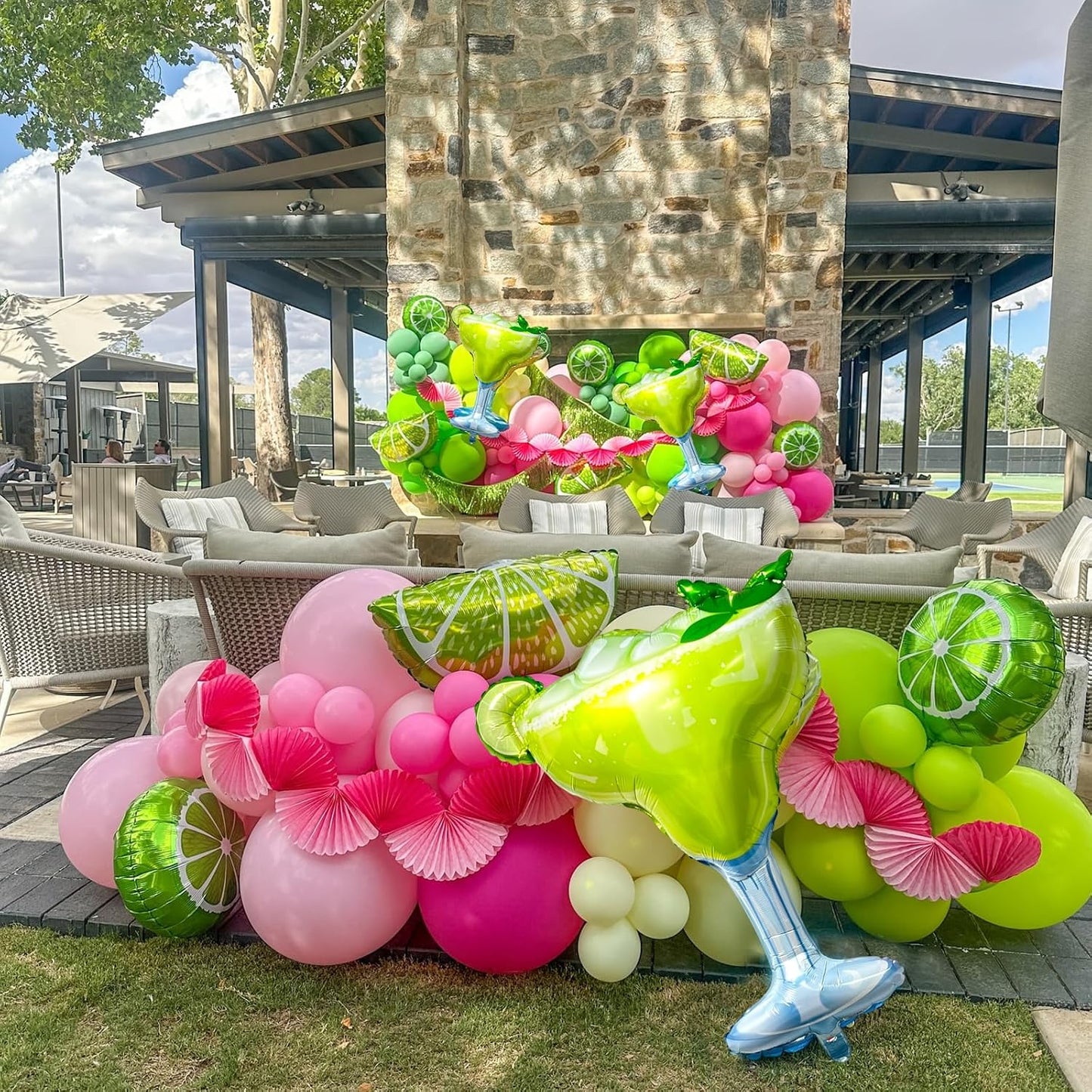 Margs and Matrimony Bachelorette Balloons for Margarita Bachelorette Party | 7pcs Margarita Glass, Lemon Balloons and Diamond Ring Balloons for Wedding Bridal Shower Decorations