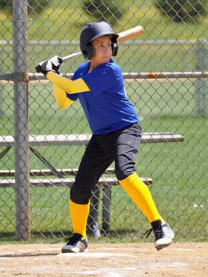 Baseball Belt and Socks Combo Softball Arm Sleeve UV Protection Compression Sleeves Adjustable Elastic Belt