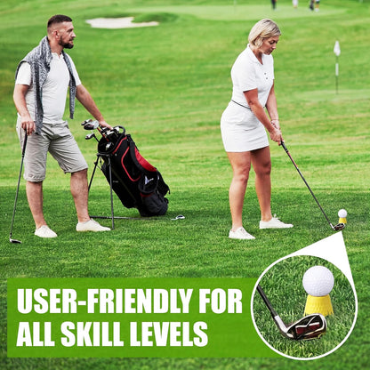 Golf Simulator Tees, 8 Fixed Heights for Golf Mats | Flexible LDPE Golf Tees for Indoor Simulators and Flat Mats; 8-Piece Set Has 1 Per Height, 16-Piece Set Has 2