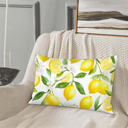 Yellow Lemon Decorative Pillowcases 20X30 Inch Throw Pillow Cover Sham Queen for Home Bedroom Men Women