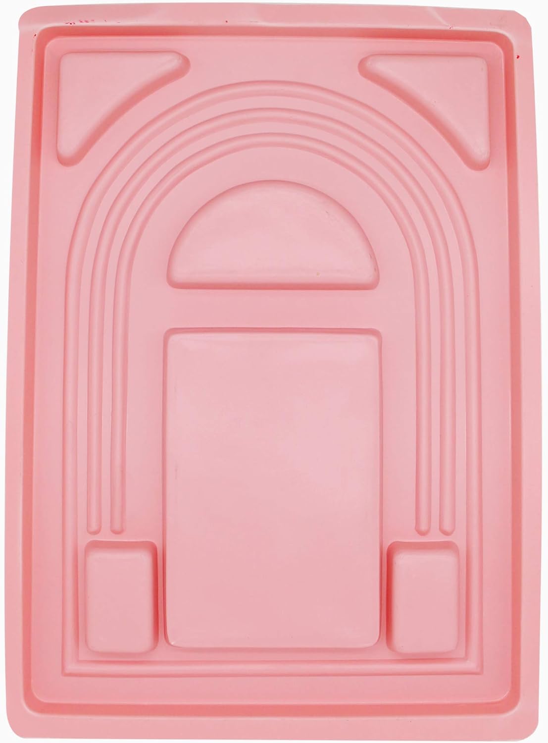 Pink Bead Board with Flock, 9.5 by 12.9-inch, Design Beading Board Tray | DIY Craft Tool for Girl and Necklace Beading Jewelry Designer