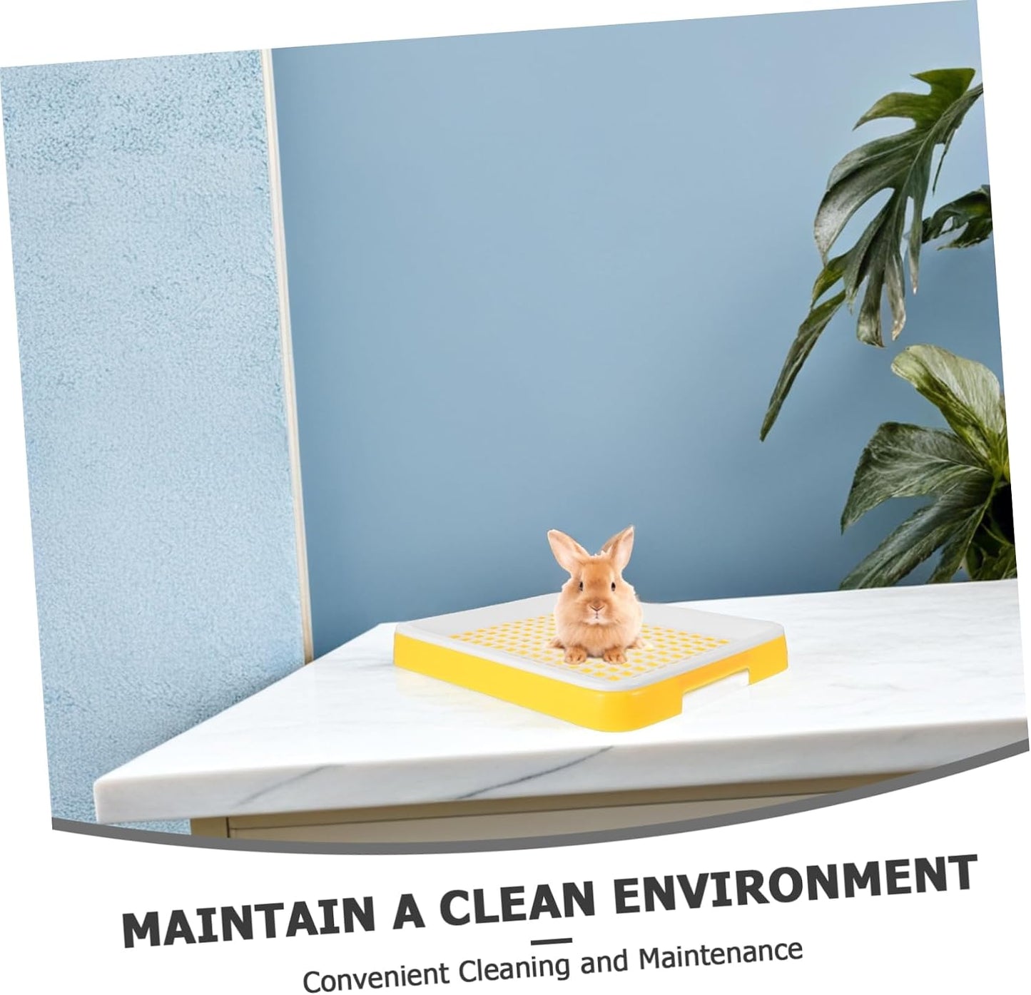 Rabbit Toilet Box Small Pet Litter Tray Grate Bunny Guinea Pig Chinchilla Ferret Hamster Litter Pan