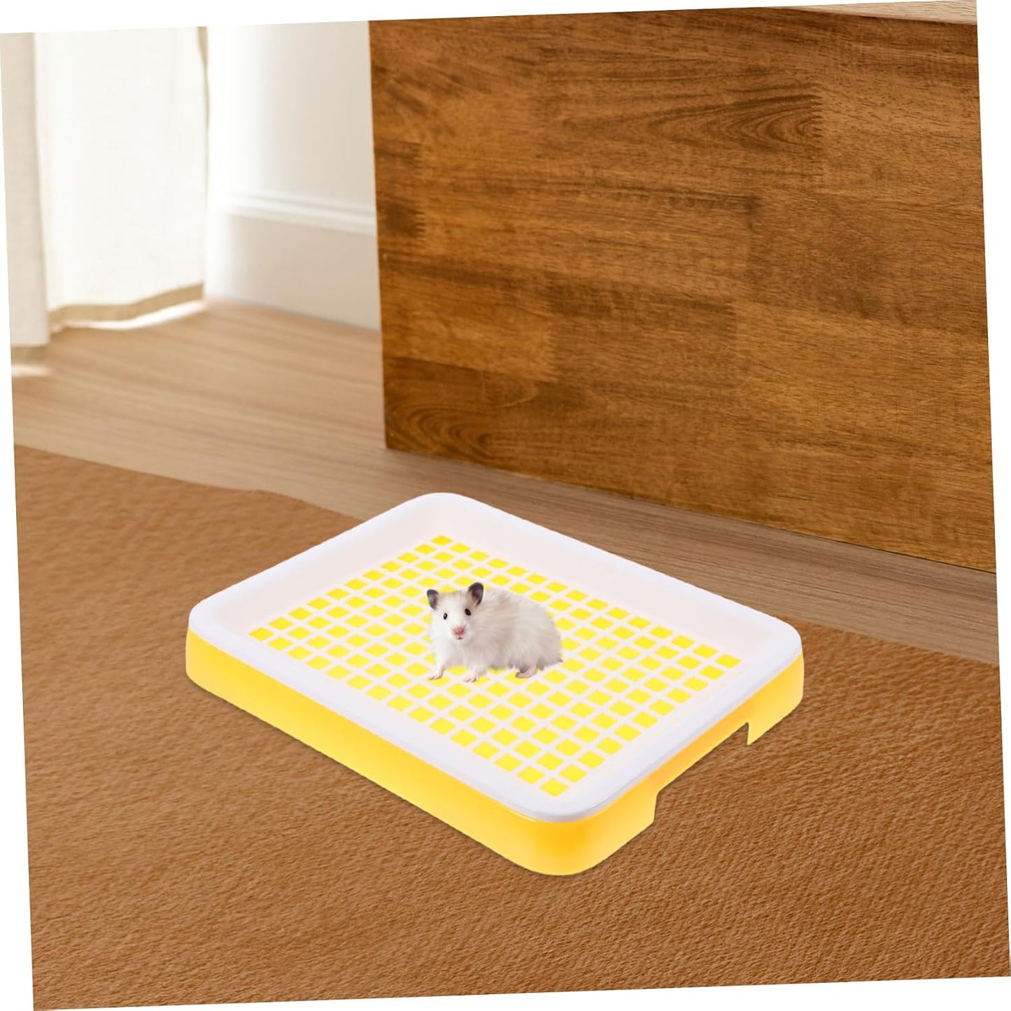 Rabbit Toilet Box Small Pet Litter Tray Grate Bunny Guinea Pig Chinchilla Ferret Hamster Litter Pan
