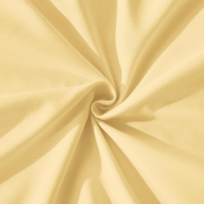 Yellow Ruffle Comforter Full (79x90Inch), 3 Pieces(1 Ruffled Comforter and 2 Pillowcases) Solid Farmhouse Shabby Chic Bed, Vintage Rustic Soft Polyester Bedding Set