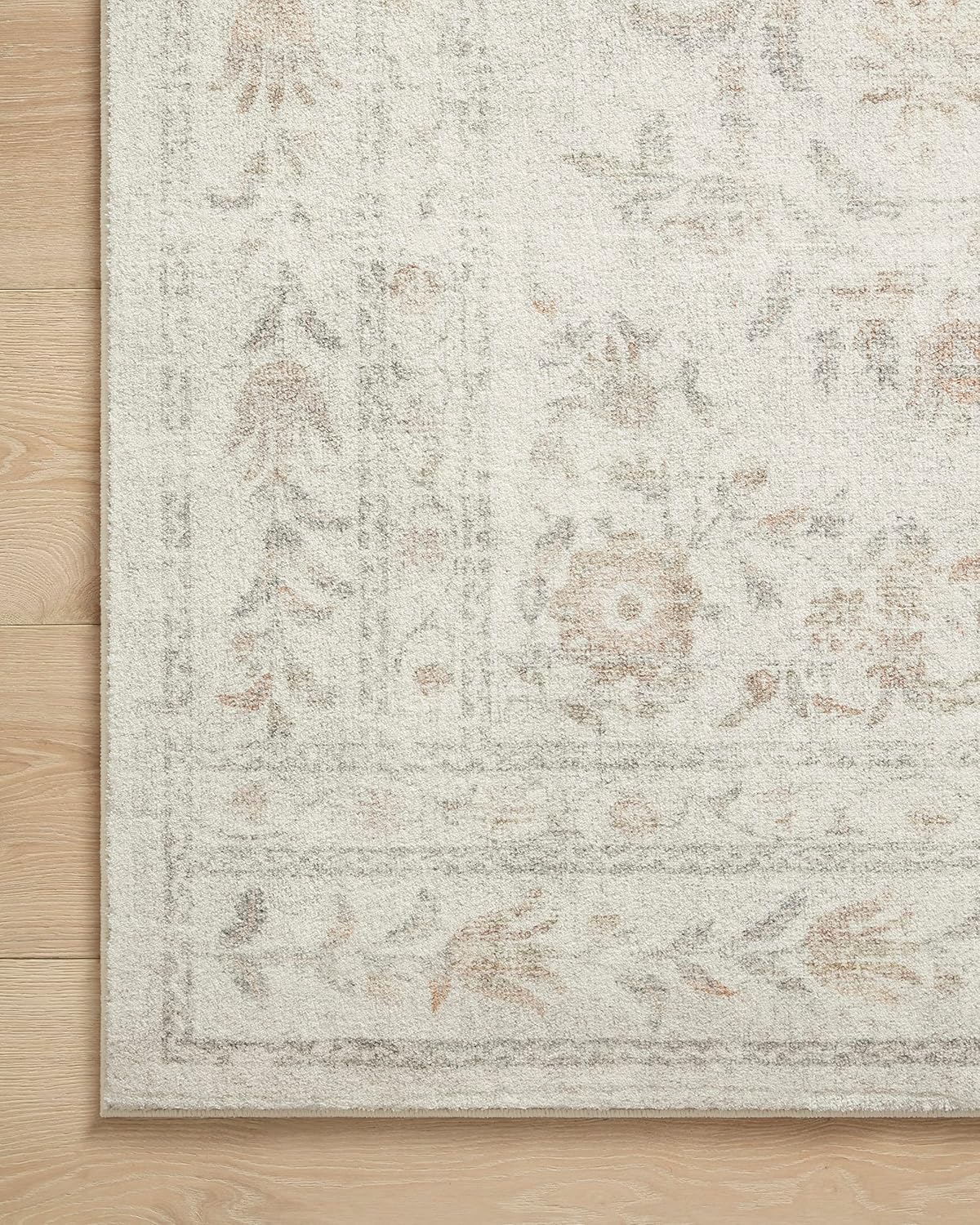 Rifle Paper Co. Courtyard Collection COU-01 Yellow/Multi 5'-0" x 7'-6" Area Rug feat. CloudPile