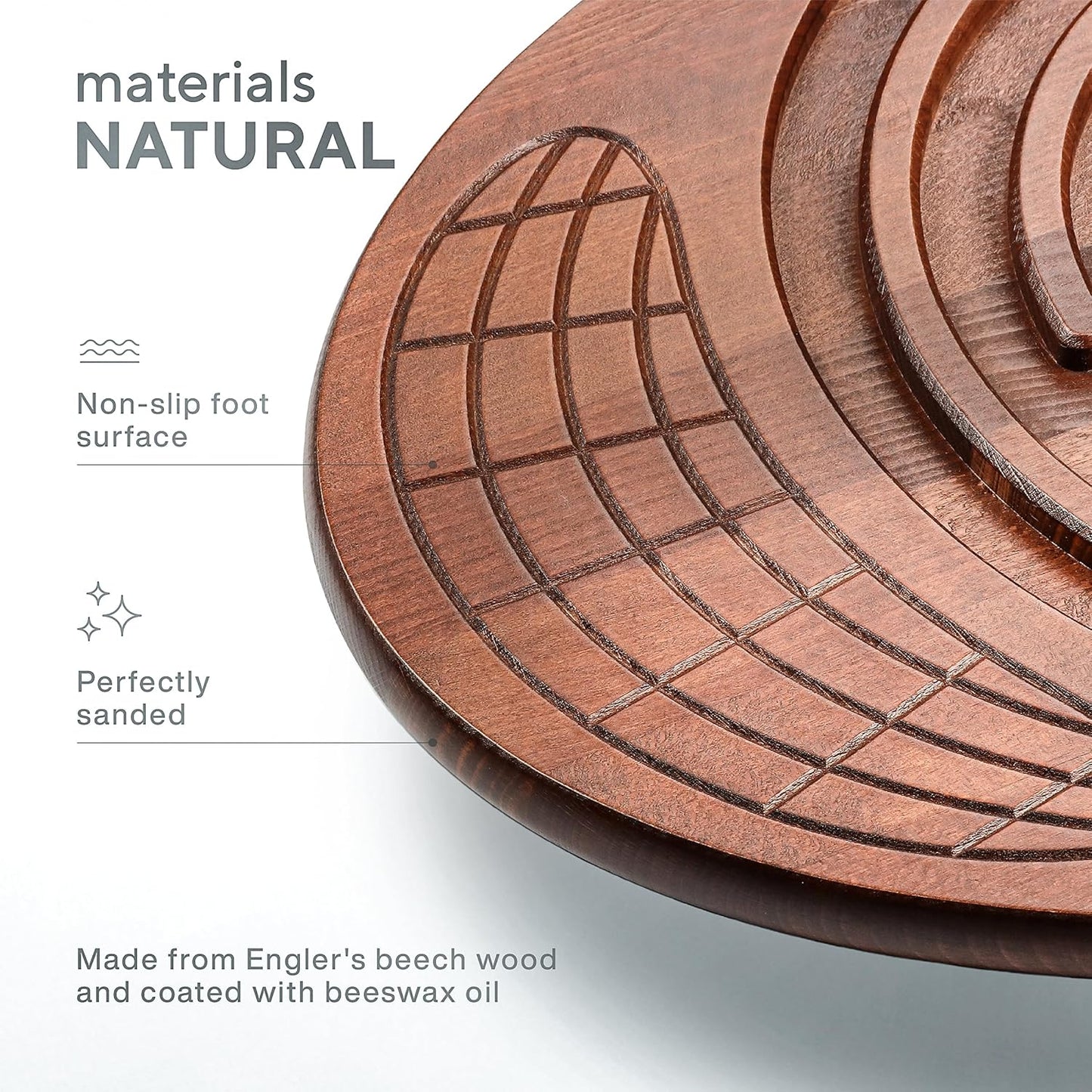 Maze Balance Board - Wood Wobble Board for Kids, Toddlers, Teens & Adults for Exercise Training, Physical Therapy, Bodyweight Fitness, Skiing, Surfing, Snowboarding, Skateboarding with Labyrinth
