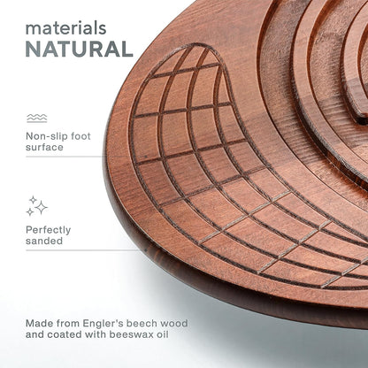 Maze Balance Board - Wood Wobble Board for Kids, Toddlers, Teens & Adults for Exercise Training, Physical Therapy, Bodyweight Fitness, Skiing, Surfing, Snowboarding, Skateboarding with Labyrinth