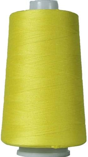 Heavy Duty Cotton Thread, 2500M 40/3, Yellow 514 | Heavy-duty cotton thread for quilting, sewing and topstitching. Strong cone thread gives smooth stitches and low lint.