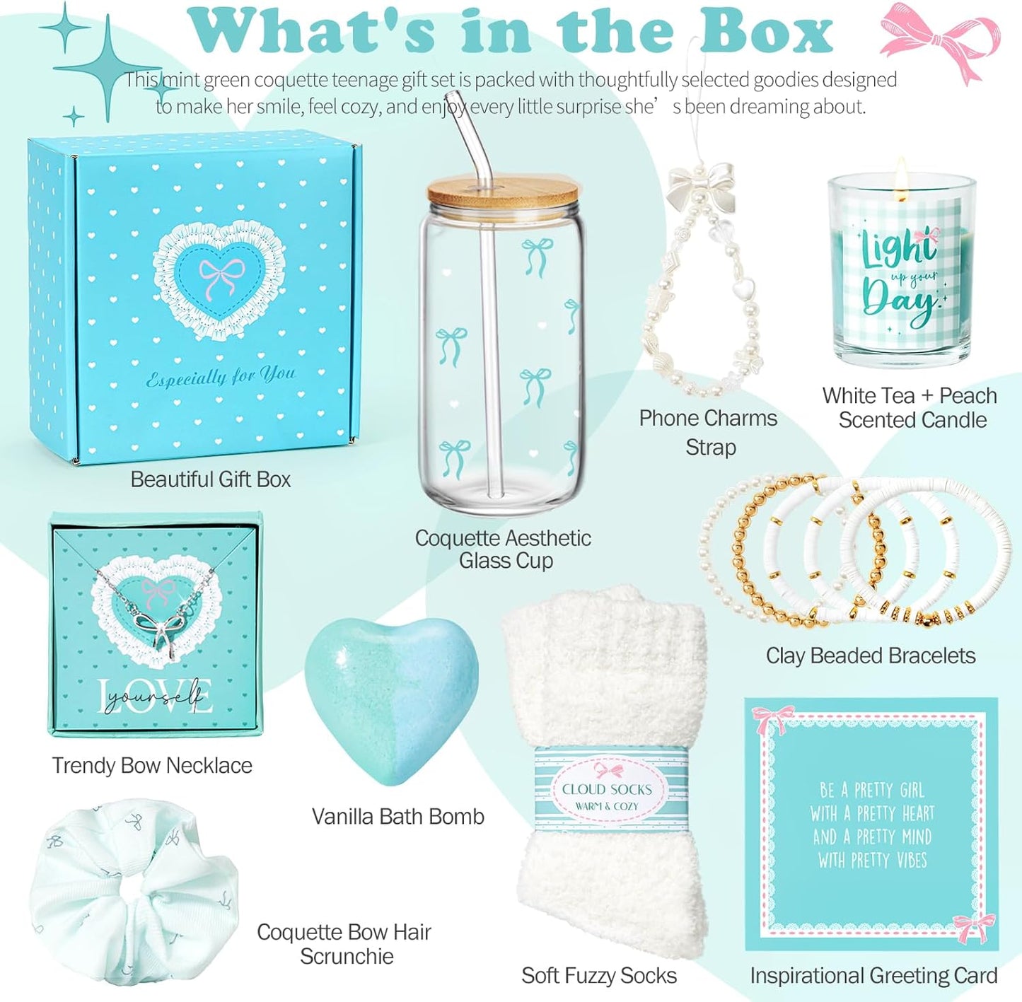 Gift Baskets for Women, 10pcs Unique Birthday Gifts for Women, Best Friend Birthday Christmas Gift, Get Well Soon Gift Basket Sending Sunshine Cheer Up Box for Sister Friendship - BRIGHTEN UP HER DAY