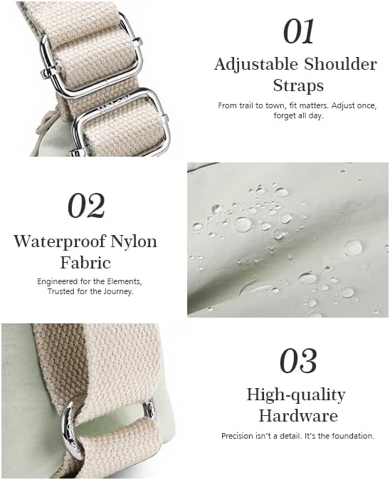 Tote Bag Convertible Backpack Purse for Women Nylon Hobo Crossbody Bag Message Bag Shoulder Handbags for Daily Work (Yellow)