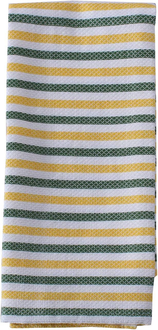 Cotton Kitchen Towels Set of 4 - Absorbent Dish Towels Set | 100% Premium Cotton, Size, Super Absorbent, Durable & Good Shape, Mindblowing Tips, Cotton, Lemon Yellow